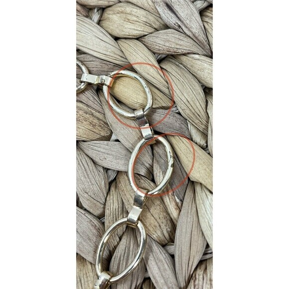 Y2K Beaded Dangle Statement Necklace Gold Tone 20” Pink Purple Fairy Cha Cha - Picture 8 of 9